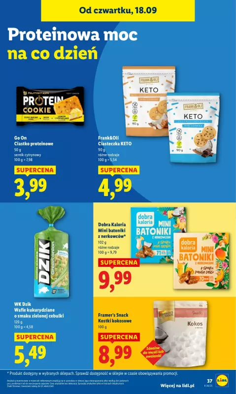 Lidl - gazetka promocyjna Oferta od czwartku od czwartku 18.09 do soboty 20.09 - strona 43