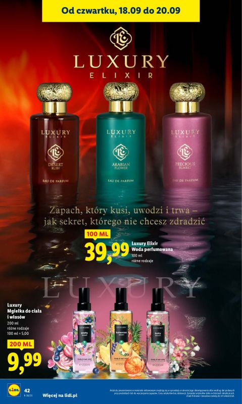 Lidl - gazetka promocyjna Oferta od czwartku od czwartku 18.09 do soboty 20.09 - strona 50