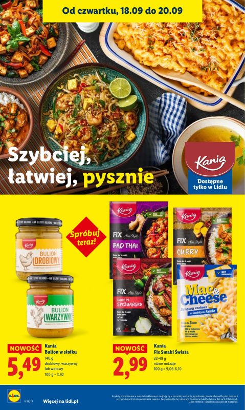 Lidl - gazetka promocyjna Oferta od czwartku od czwartku 18.09 do soboty 20.09 - strona 44