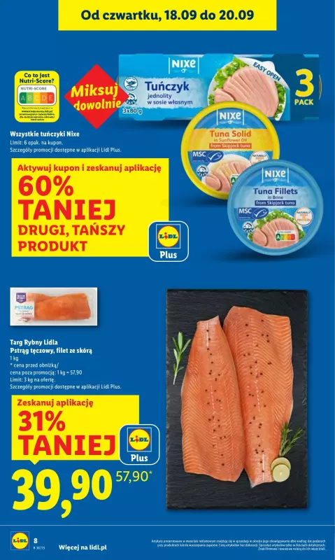 Lidl - gazetka promocyjna Oferta od czwartku od czwartku 18.09 do soboty 20.09 - strona 8