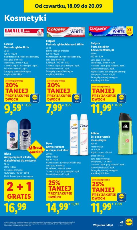 Lidl - gazetka promocyjna Oferta od czwartku od czwartku 18.09 do soboty 20.09 - strona 51