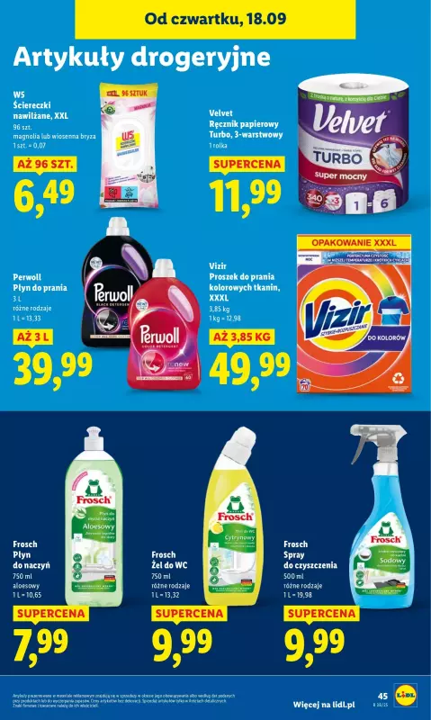 Lidl - gazetka promocyjna Oferta od czwartku od czwartku 18.09 do soboty 20.09 - strona 53