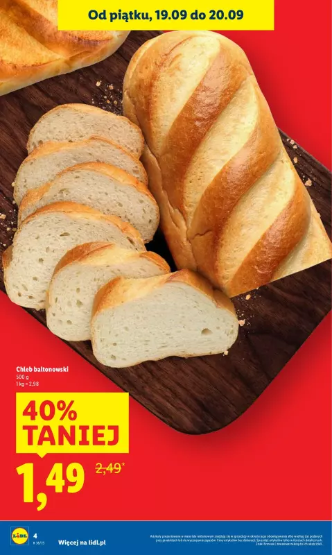 Lidl - gazetka promocyjna Oferta od czwartku od czwartku 18.09 do soboty 20.09 - strona 4