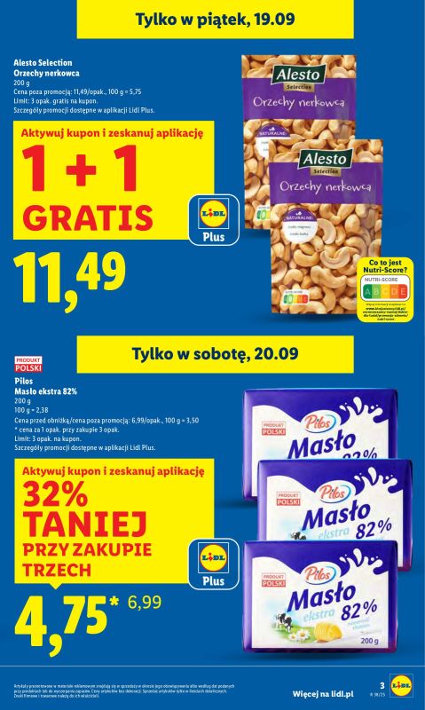 Lidl - gazetka promocyjna Oferta od czwartku od czwartku 18.09 do soboty 20.09 - strona 3
