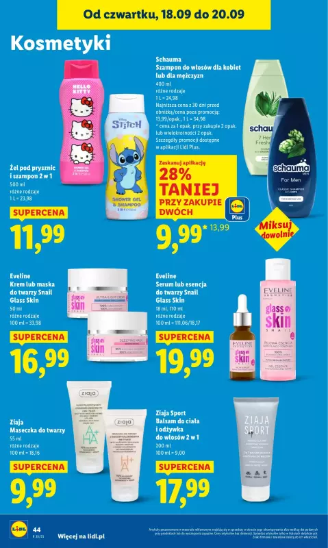 Lidl - gazetka promocyjna Oferta od czwartku od czwartku 18.09 do soboty 20.09 - strona 52