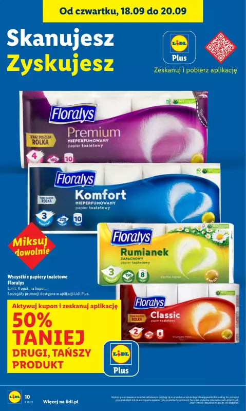 Lidl - gazetka promocyjna Oferta od czwartku od czwartku 18.09 do soboty 20.09 - strona 10