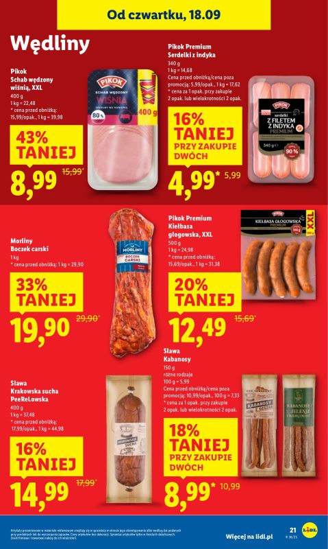 Lidl - gazetka promocyjna Oferta od czwartku od czwartku 18.09 do soboty 20.09 - strona 25