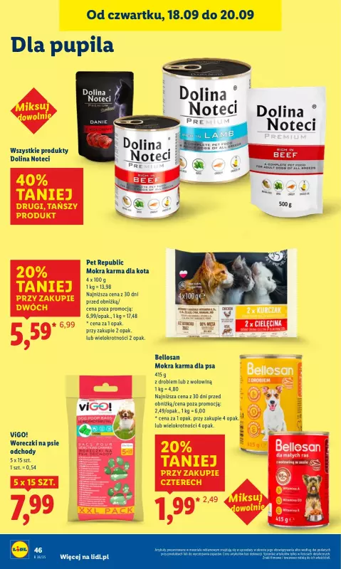 Lidl - gazetka promocyjna Oferta od czwartku od czwartku 18.09 do soboty 20.09 - strona 54