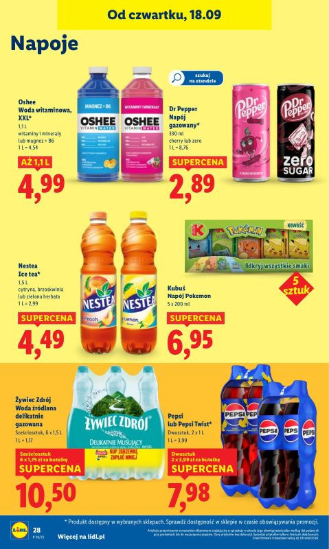 Lidl - gazetka promocyjna Oferta od czwartku od czwartku 18.09 do soboty 20.09 - strona 32