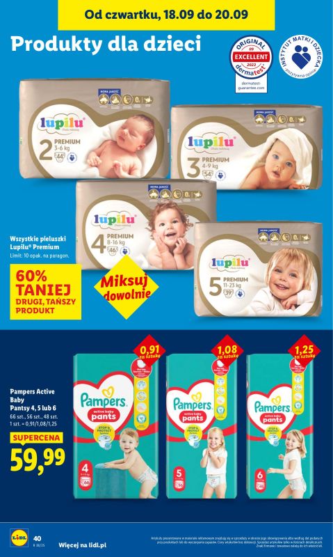 Lidl - gazetka promocyjna Oferta od czwartku od czwartku 18.09 do soboty 20.09 - strona 48