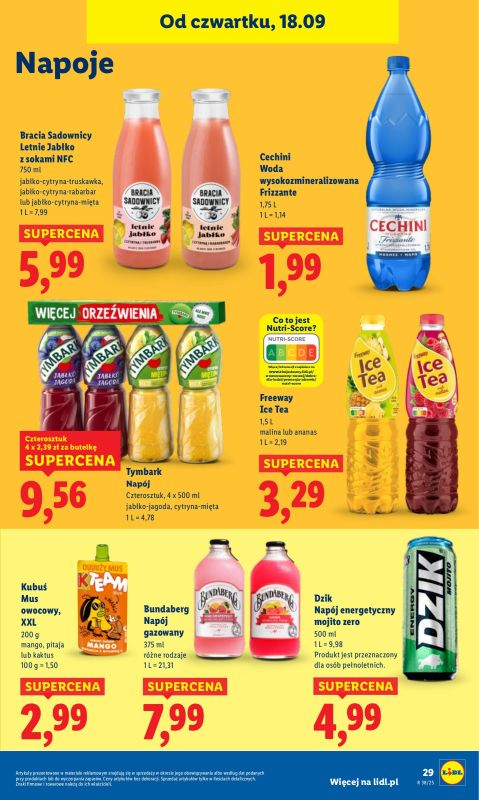 Lidl - gazetka promocyjna Oferta od czwartku od czwartku 18.09 do soboty 20.09 - strona 33
