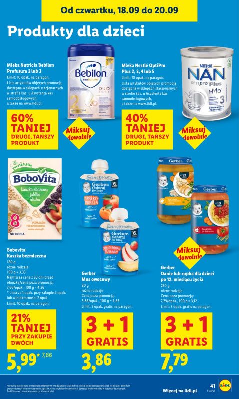 Lidl - gazetka promocyjna Oferta od czwartku od czwartku 18.09 do soboty 20.09 - strona 49