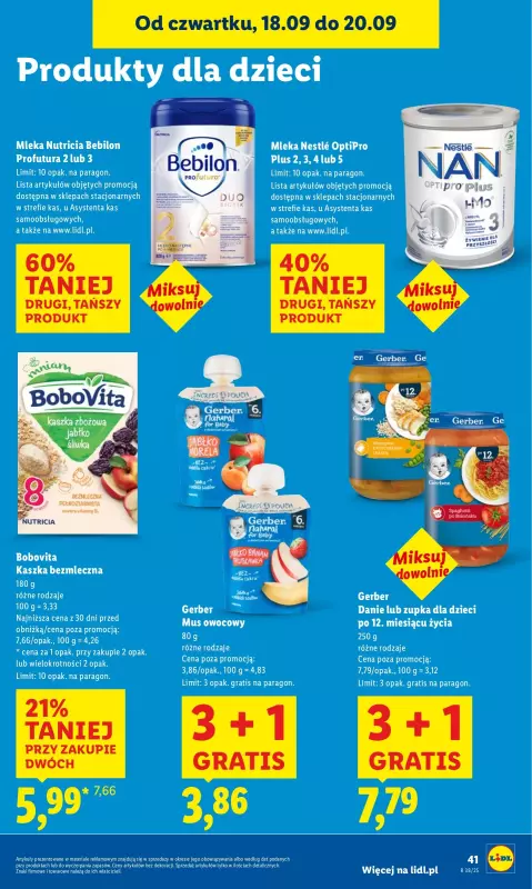 Lidl - gazetka promocyjna Oferta od czwartku od czwartku 18.09 do soboty 20.09 - strona 49