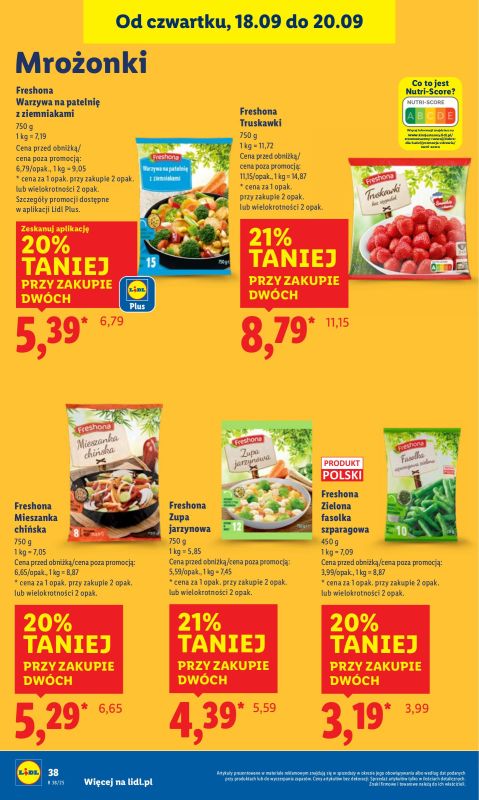 Lidl - gazetka promocyjna Oferta od czwartku od czwartku 18.09 do soboty 20.09 - strona 46