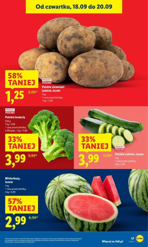 Lidl - gazetka promocyjna Oferta od czwartku od czwartku 18.09 do soboty 20.09 - strona 21