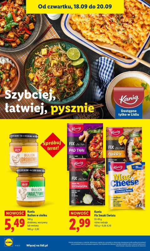 Lidl - gazetka promocyjna Oferta od czwartku od czwartku 18.09 do soboty 20.09 - strona 46