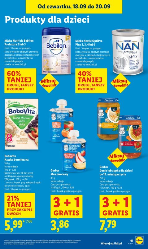 Lidl - gazetka promocyjna Oferta od czwartku od czwartku 18.09 do soboty 20.09 - strona 51