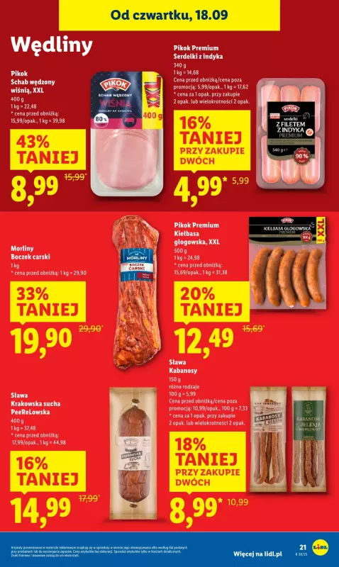 Lidl - gazetka promocyjna Oferta od czwartku od czwartku 18.09 do soboty 20.09 - strona 27