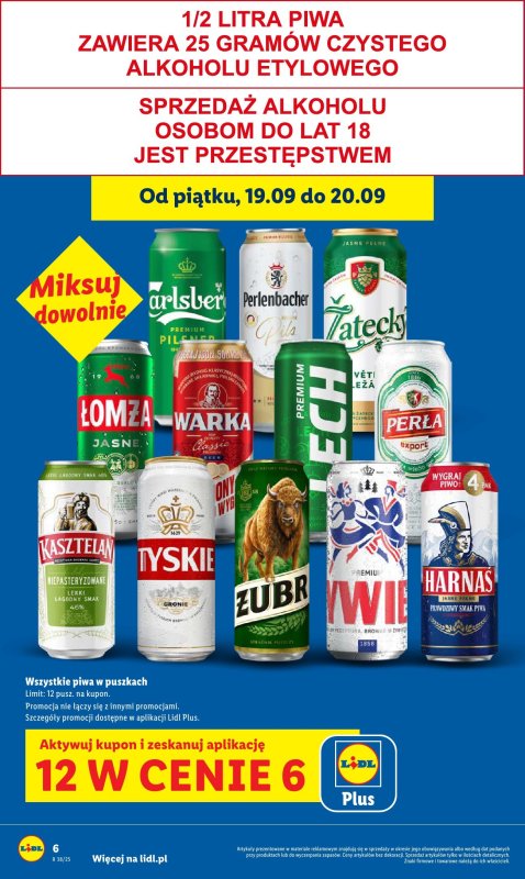 Lidl - gazetka promocyjna Oferta od czwartku od czwartku 18.09 do soboty 20.09 - strona 6