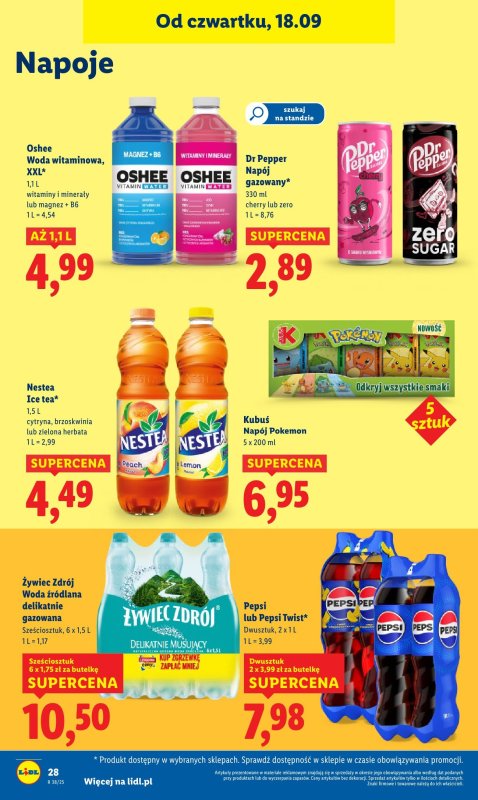 Lidl - gazetka promocyjna Oferta od czwartku od czwartku 18.09 do soboty 20.09 - strona 34