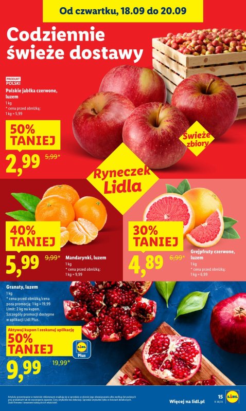 Lidl - gazetka promocyjna Oferta od czwartku od czwartku 18.09 do soboty 20.09 - strona 21