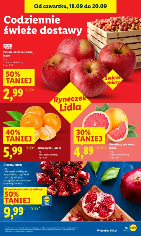 Lidl - gazetka promocyjna Oferta od czwartku od czwartku 18.09 do soboty 20.09 - strona 21