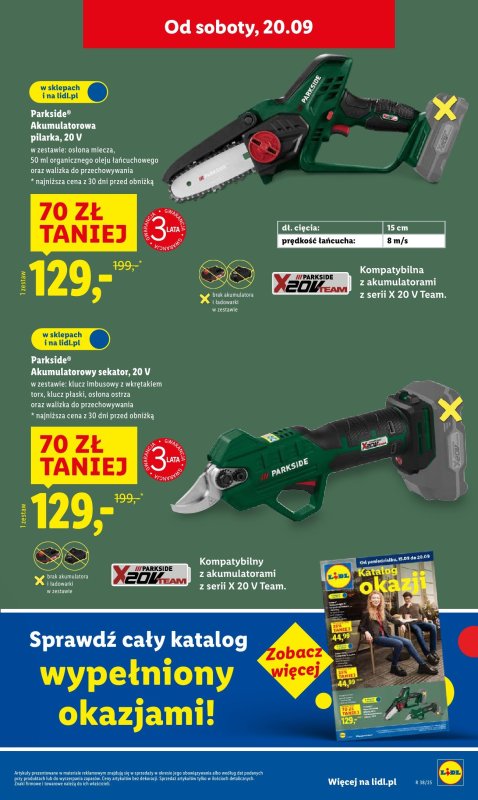 Lidl - gazetka promocyjna Oferta od czwartku od czwartku 18.09 do soboty 20.09 - strona 17