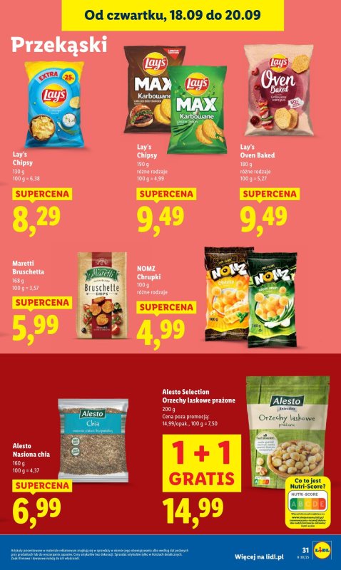 Lidl - gazetka promocyjna Oferta od czwartku od czwartku 18.09 do soboty 20.09 - strona 39