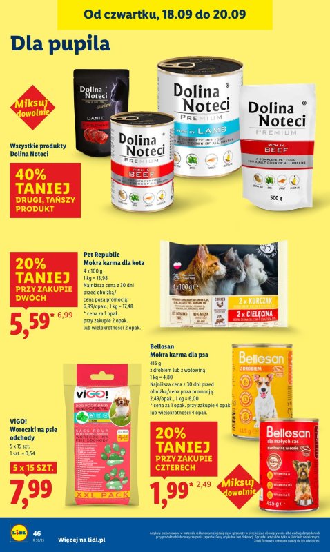 Lidl - gazetka promocyjna Oferta od czwartku od czwartku 18.09 do soboty 20.09 - strona 56