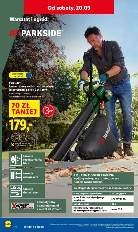 Lidl - gazetka promocyjna Oferta od czwartku od czwartku 18.09 do soboty 20.09 - strona 16