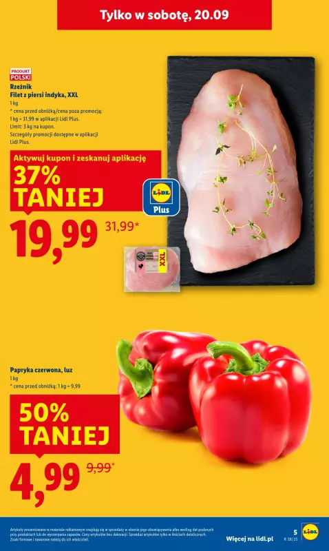 Lidl - gazetka promocyjna Oferta od czwartku od czwartku 18.09 do soboty 20.09 - strona 5
