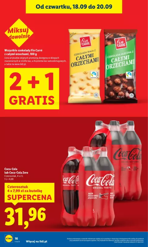 Lidl - gazetka promocyjna Oferta od czwartku od czwartku 18.09 do soboty 20.09 - strona 16