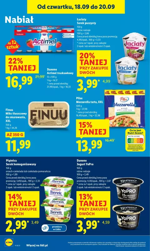 Lidl - gazetka promocyjna Oferta od czwartku od czwartku 18.09 do soboty 20.09 - strona 32