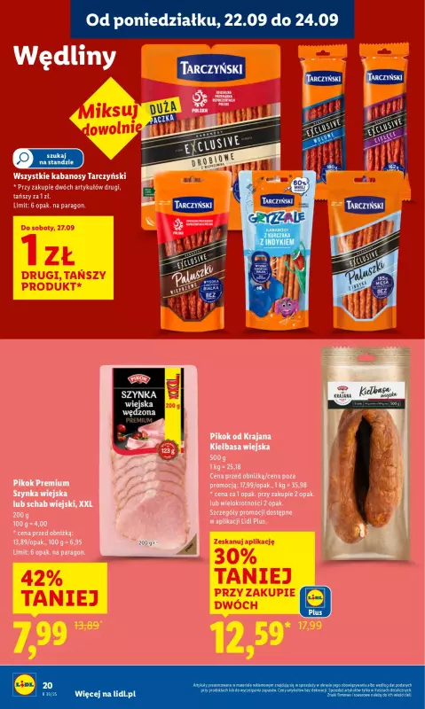 Lidl - gazetka promocyjna Oferta od poniedziałku od poniedziałku 22.09 do środy 24.09 - strona 26