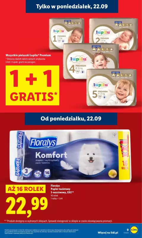 Lidl - gazetka promocyjna Oferta od poniedziałku od poniedziałku 22.09 do środy 24.09 - strona 13