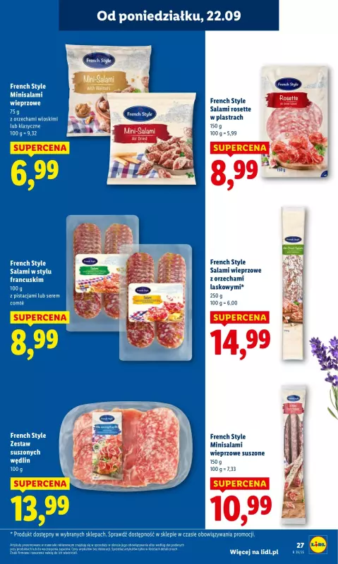 Lidl - gazetka promocyjna Oferta od poniedziałku od poniedziałku 22.09 do środy 24.09 - strona 33