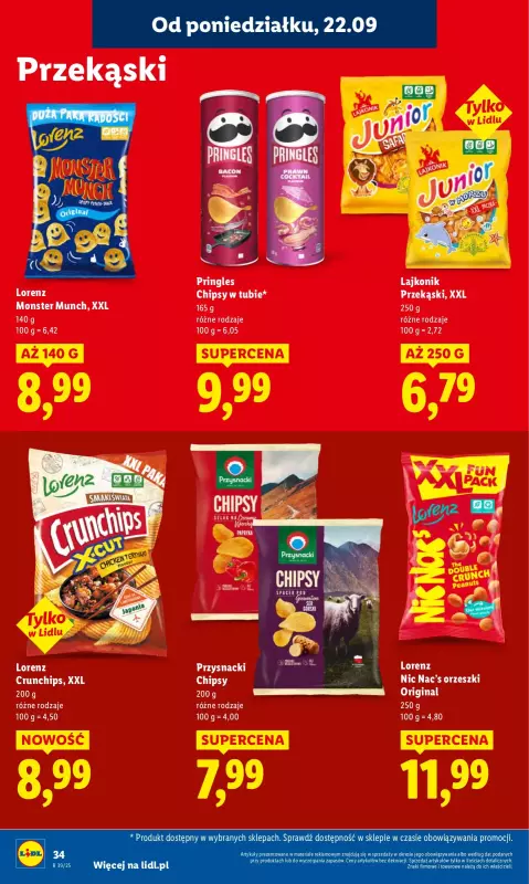 Lidl - gazetka promocyjna Oferta od poniedziałku od poniedziałku 22.09 do środy 24.09 - strona 42
