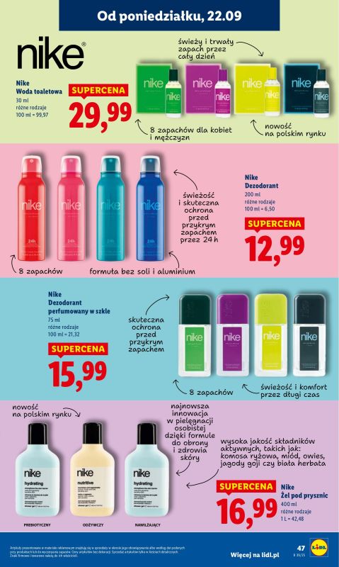 Lidl - gazetka promocyjna Oferta od poniedziałku od poniedziałku 22.09 do środy 24.09 - strona 59