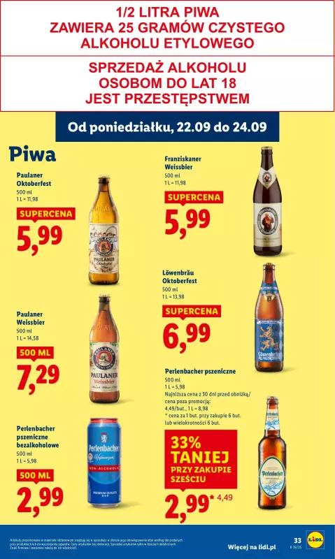 Lidl - gazetka promocyjna Oferta od poniedziałku od poniedziałku 22.09 do środy 24.09 - strona 41