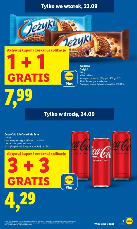 Lidl - gazetka promocyjna Oferta od poniedziałku od poniedziałku 22.09 do środy 24.09 - strona 7