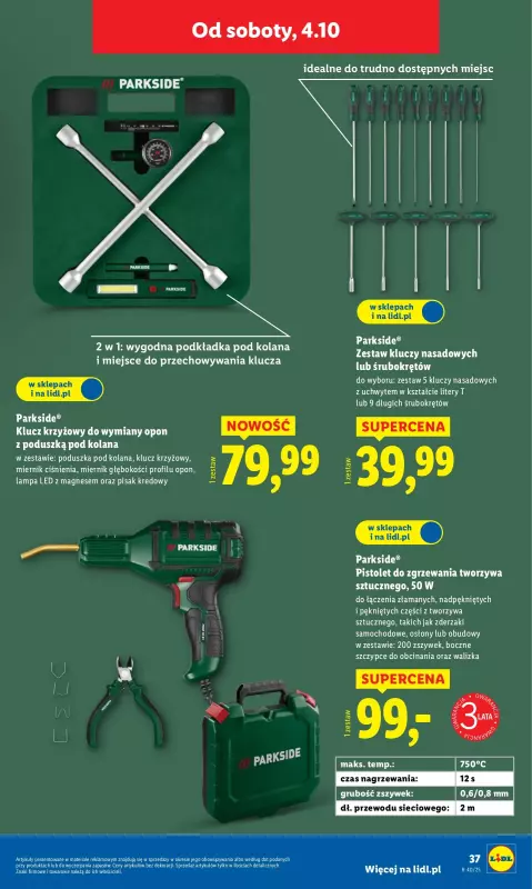 Lidl - gazetka promocyjna Katalog od poniedziałku 29.09 do soboty 04.10 - strona 47