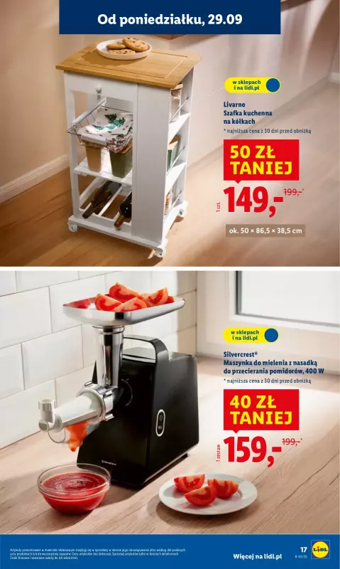 Lidl - gazetka promocyjna Katalog od poniedziałku 29.09 do soboty 04.10 - strona 21