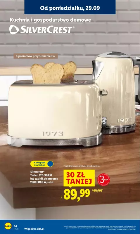Lidl - gazetka promocyjna Katalog od poniedziałku 29.09 do soboty 04.10 - strona 18