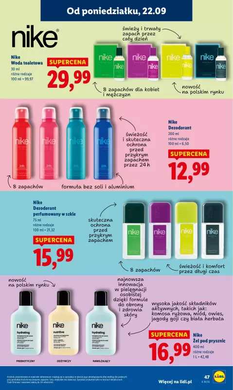 Lidl - gazetka promocyjna Oferta od poniedziałku od poniedziałku 22.09 do środy 24.09 - strona 57