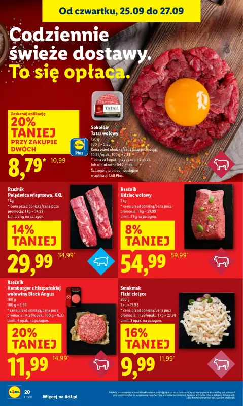 Lidl - gazetka promocyjna Oferta od czwartku od czwartku 25.09 do soboty 27.09 - strona 22