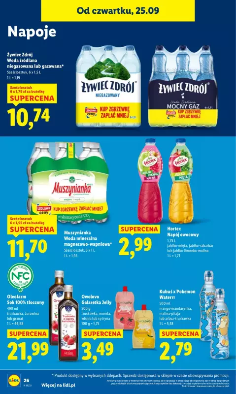 Lidl - gazetka promocyjna Oferta od czwartku od czwartku 25.09 do soboty 27.09 - strona 28