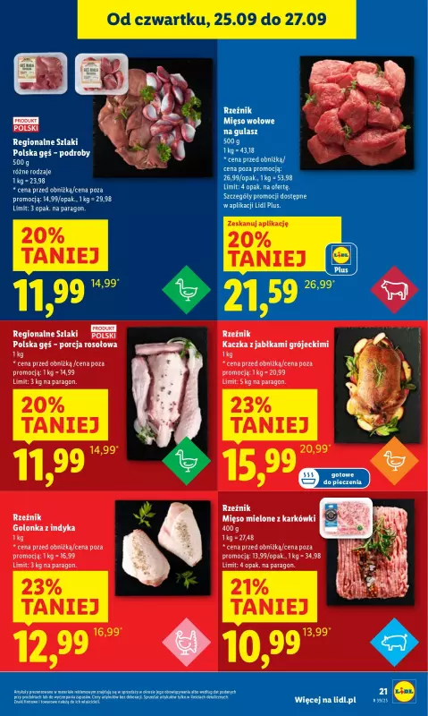Lidl - gazetka promocyjna Oferta od czwartku od czwartku 25.09 do soboty 27.09 - strona 23