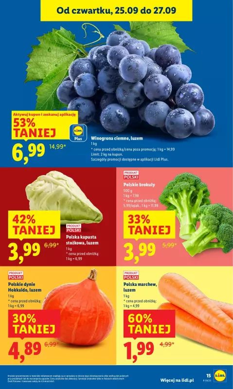 Lidl - gazetka promocyjna Oferta od czwartku od czwartku 25.09 do soboty 27.09 - strona 17
