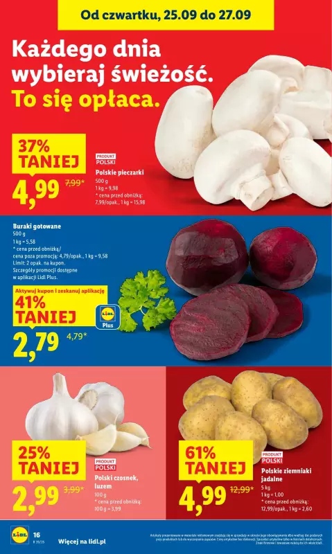 Lidl - gazetka promocyjna Oferta od czwartku od czwartku 25.09 do soboty 27.09 - strona 18