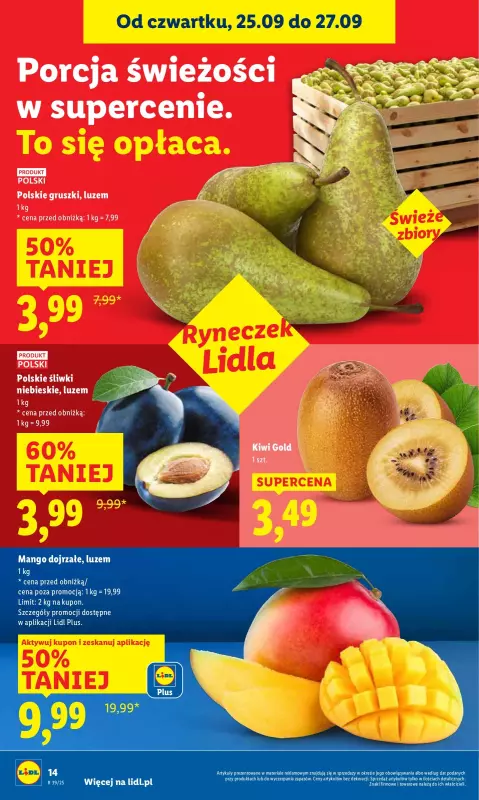 Lidl - gazetka promocyjna Oferta od czwartku od czwartku 25.09 do soboty 27.09 - strona 16